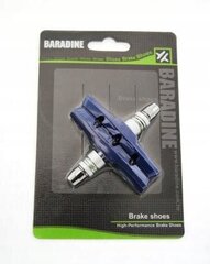 Bremžu loki (pāris), 70 mm V brake, sešstūra ligzda, zila, Baradine MTB-947V (HAM000484) 4321 cena un informācija | Citas velosipēdu rezerves daļas | 220.lv