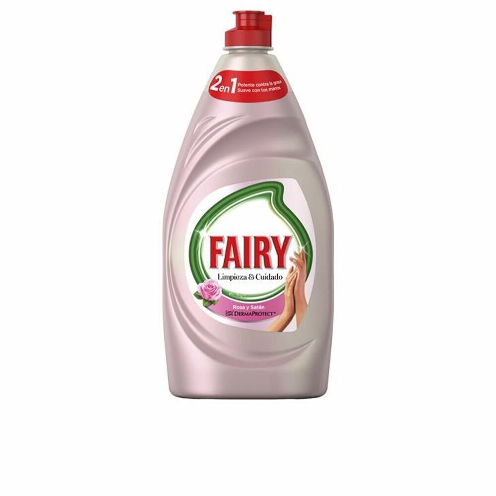 Šķidrais trauku mazgājamais līdzeklis, Fairy Derma Protect Rožu Koncentrēts (500 ml) cena un informācija | Trauku mazgāšanas līdzekļi | 220.lv