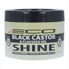 воск Eco Styler Shine Gel Black Castor (89 ml) цена и информация | Средства для укладки волос | 220.lv