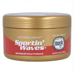 Spēcīgs matu fiksators Soft & Sheen Carson Sportin'Waves (99,2 g) cena un informācija | Matu veidošanas līdzekļi | 220.lv