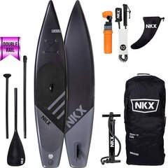SUP dēlis NKX Flash Black 12'6 цена и информация | SUP доски, водные лыжи, водные аттракционы | 220.lv