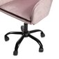 TEILL velūra grozāmais krēsls rozā 55x54,5x80-90cm cena un informācija | Biroja krēsli | 220.lv