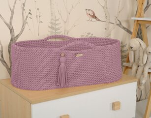 Zīdaiņu gulta Moses basket BOHO Handmade ar statīvu cena un informācija | Zīdaiņu gultas | 220.lv