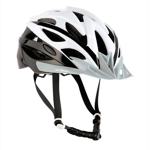 Aizsargķivere MTW210 WHITE-BLACK SIZE M (53-60CM) HELMET NILS EXTREME цена и информация | Ķiveres | 220.lv