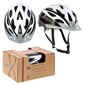 Aizsargķivere MTW210 WHITE-BLACK SIZE M (53-60CM) HELMET NILS EXTREME цена и информация | Ķiveres | 220.lv