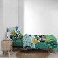 Gultas veļas komplekts Douceur d'Intérieur Panda Life, zaļš, 140 x 200 + 63 x 63 cm cena un informācija | Bērnu gultas veļa | 220.lv