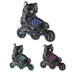 Роликовые коньки NA19318 BLACK-TURQUOISE SIZE M (35-38) IN-LINE SKATES NILS EXTREME цена и информация | Ролики | 220.lv