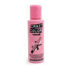 Noturīga matu krāsa Crazy Color 65 Candy Flos (100 ml) cena un informācija | Matu krāsas | 220.lv