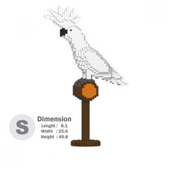 Конструктор Jekca, ST19MA17, Большой Белохохлый Какаду, 680 шт. цена и информация | Конструкторы и кубики | 220.lv