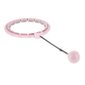 Vingrošanas aplis HHW09 PINK HULA HOOP WITH WEIGHT + COUNTER HMS цена и информация | Vingrošanas riņķi un nūjas | 220.lv