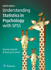 Understanding Statistics in Psychology with SPSS 8th edition cena un informācija | Sociālo zinātņu grāmatas | 220.lv