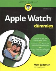 Apple Watch For Dummies, 2022 Edition 2022 Edition cena un informācija | Sociālo zinātņu grāmatas | 220.lv