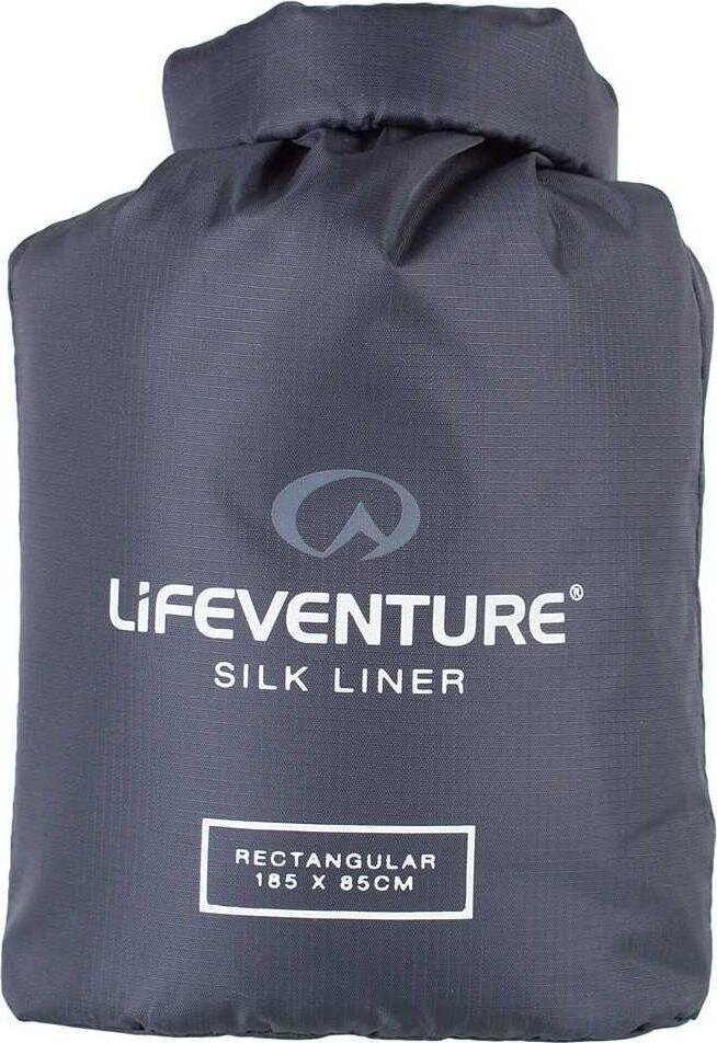 Guļammaisa ieliktnis Lifeventure Silk, pelēks цена и информация | Guļammaisi | 220.lv