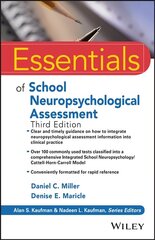 Essentials of School Neuropsychological Assessment, Third Edition 3rd Edition cena un informācija | Sociālo zinātņu grāmatas | 220.lv