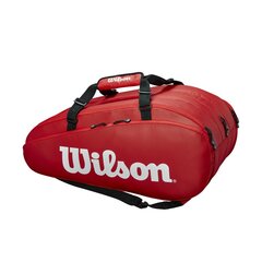 WILSON sporta soma TOUR RED 15PK cena un informācija | Sporta somas un mugursomas | 220.lv
