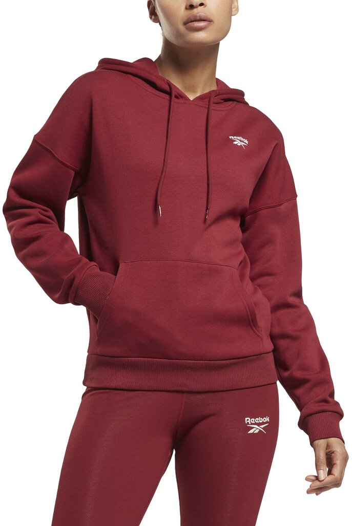 Reebok Džemperis Ri Fleece Hoody Bordeaux HN6862 HN6862/L cena un informācija | Jakas sievietēm | 220.lv