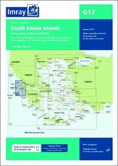 Imray chart G12: South Ionian Islands Nisos Levkas to Nisos Zakinthos New edition cena un informācija | Sociālo zinātņu grāmatas | 220.lv