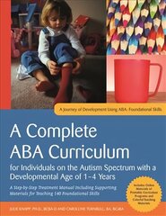 Complete ABA Curriculum for Individuals on the Autism Spectrum with a Developmental Age of 1-4 Years: A Step-by-Step Treatment Manual Including Supporting Materials for Teaching 140 Foundational Skill cena un informācija | Sociālo zinātņu grāmatas | 220.lv