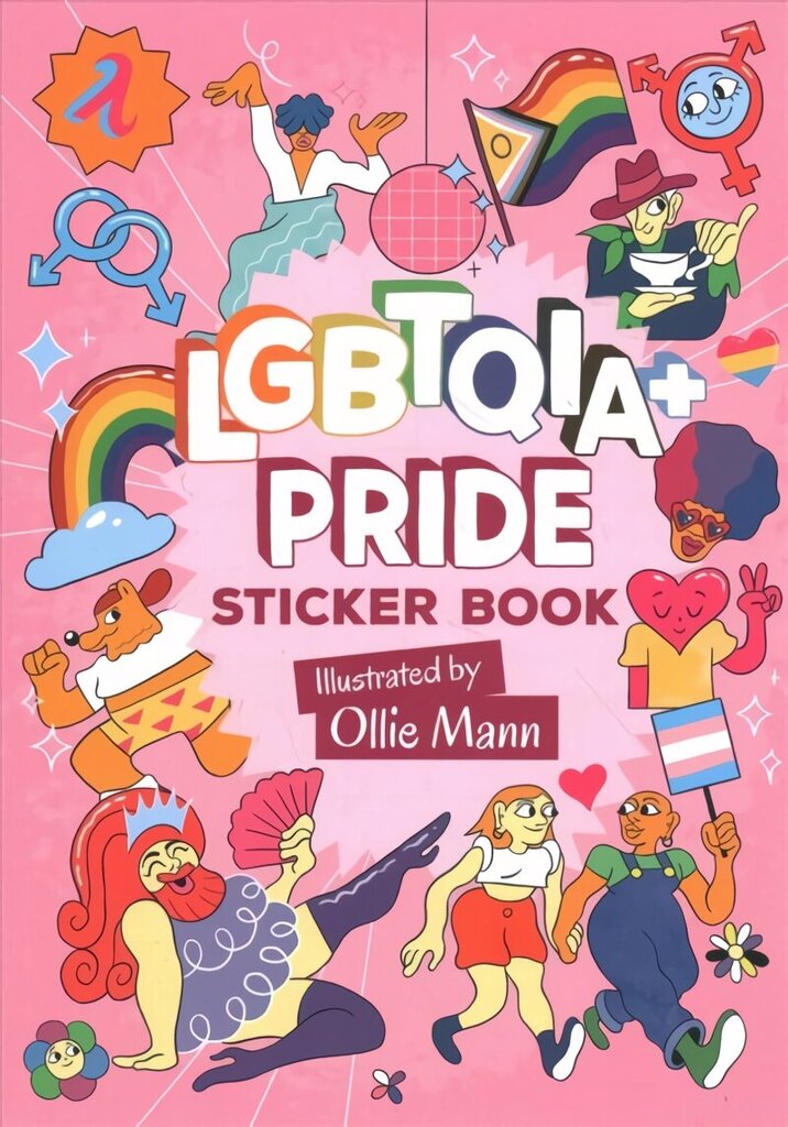 LGBTQIAplus Pride Sticker Book Illustrated edition цена и информация | Sociālo zinātņu grāmatas | 220.lv
