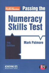 Passing the Numeracy Skills Test 7th Revised edition cena un informācija | Sociālo zinātņu grāmatas | 220.lv