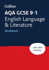 AQA GCSE 9-1 English Language and Literature Workbook: Ideal for Home Learning, 2023 and 2024 Exams 2nd Revised edition цена и информация | Книги для подростков и молодежи | 220.lv