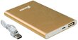 Vakoss TP-2574G Gold Power Bank lādētājs 5000mAh cena un informācija | Lādētāji-akumulatori (Power bank) | 220.lv