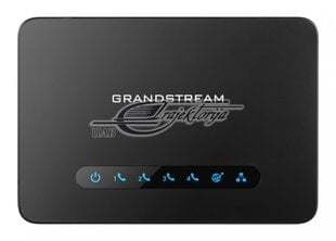 Grandstream HT814, melns цена и информация | Стационарные телефоны | 220.lv