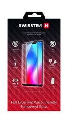 Swissten Full Face Tempered Glass Aizsargstikls Pilnam Ekrānam Apple iPhone 14 Pro Max Melns cena un informācija | Ekrāna aizsargstikli | 220.lv