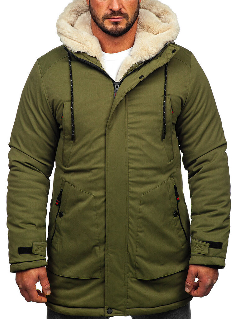 J.Style Jaka Green 22M52-136 22M52-136/54 cena un informācija | Vīriešu virsjakas | 220.lv