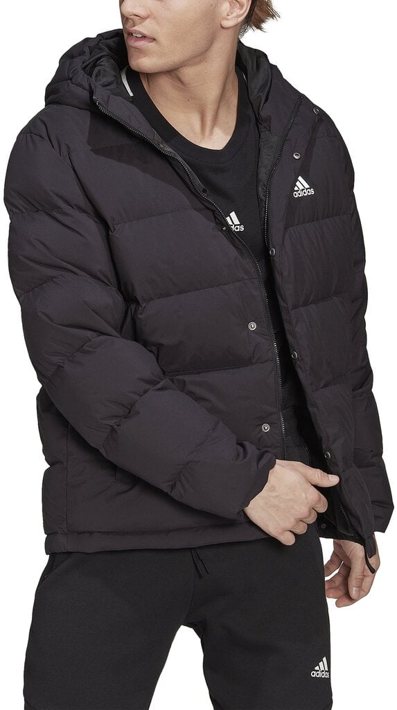 Adidas Virsjaka Helionic Ho Jkt Black HG8751 HG8751/M cena un informācija | Vīriešu virsjakas | 220.lv