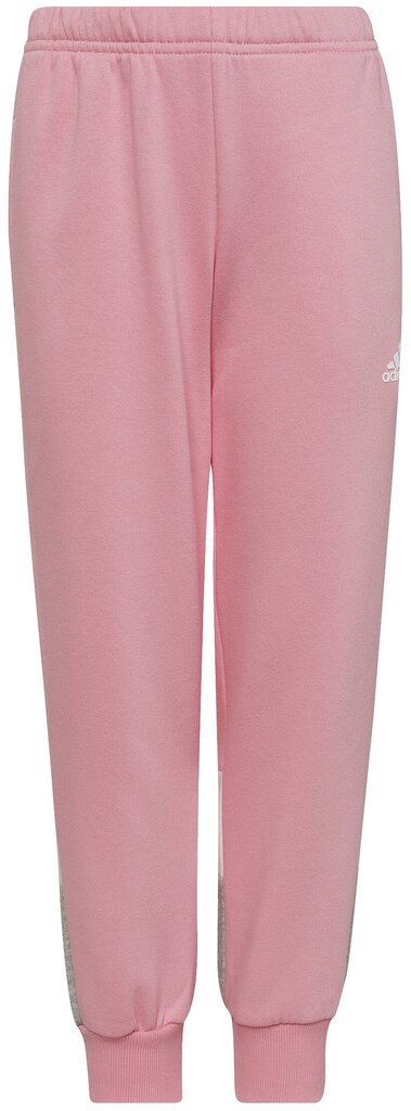 Adidas Sporta Tērps Lk Cb Fl Ts Grey Pink HU0430 HU0430/104 cena un informācija | Komplekti meitenēm | 220.lv