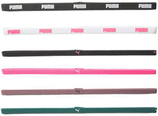 Puma Galvas Saites At Sportbands (6pcs) Varsit Colored 053452 20 053452 20 cena un informācija | Matu aksesuāri | 220.lv