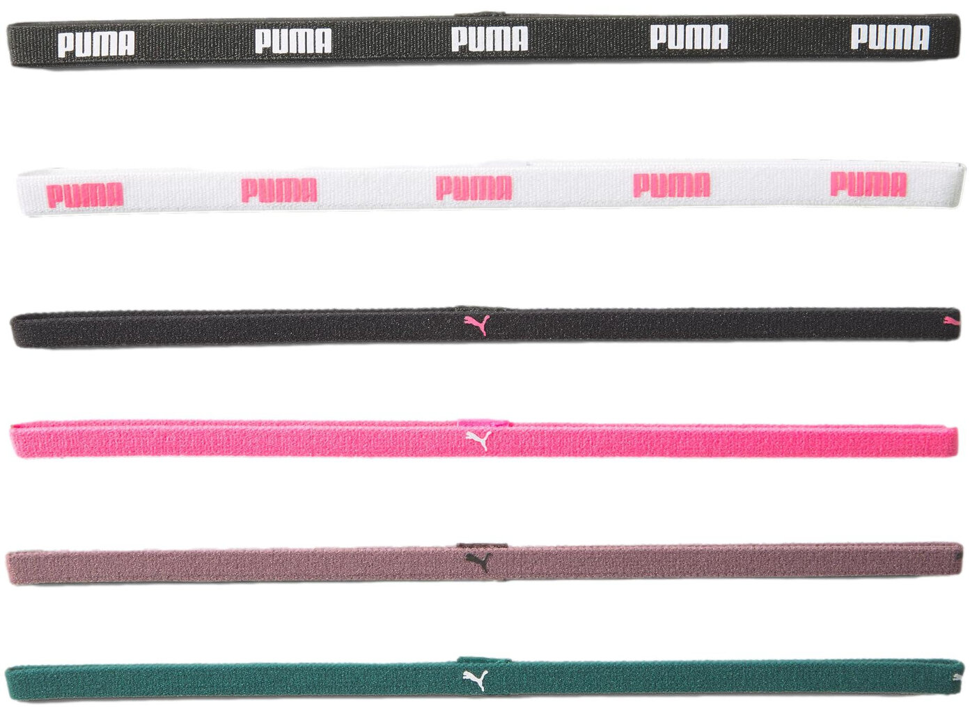 Puma Galvas Saites At Sportbands (6pcs) Varsit Colored 053452 20 053452 20 цена и информация | Matu aksesuāri | 220.lv