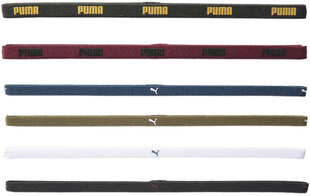 Puma Galvas Saites At Sportbands (6pcs) Dusty Colored 053452 21 053452 21 cena un informācija | Matu aksesuāri | 220.lv