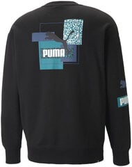 Мужской джемпер Puma Brand Love Crew Tr 535630 01 535630 01/M, черный цена и информация | Мужские толстовки | 220.lv