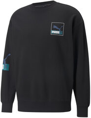 Мужской джемпер Puma Brand Love Crew Tr 535630 01 535630 01/M, черный цена и информация | Мужские толстовки | 220.lv