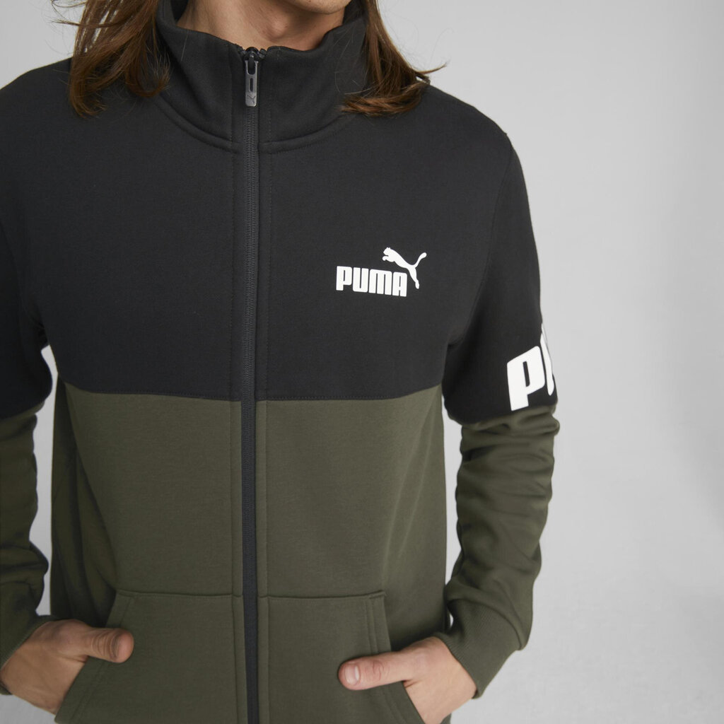 Puma Sporta Tērps Power Colorb Black Khaki 670038 70 670038 70/M cena un informācija | Sporta apģērbs vīriešiem | 220.lv