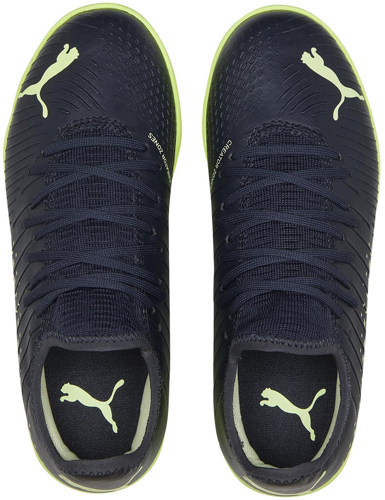 Puma Apavi Future Z 4.4 Tt Jr Parisian Green Black 107017 01 107017 01/5.5 cena un informācija | Futbola apavi | 220.lv