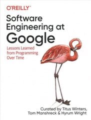 Software Engineering at Google: Lessons Learned from Programming Over Time cena un informācija | Ekonomikas grāmatas | 220.lv