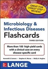 Microbiology & Infectious Diseases Flashcards, Third Edition 3rd edition cena un informācija | Ekonomikas grāmatas | 220.lv