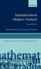 Introduction to Modern Analysis 2nd Revised edition cena un informācija | Ekonomikas grāmatas | 220.lv