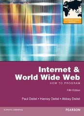 Internet & World Wide Web: How to Program: International Edition 5th edition cena un informācija | Ekonomikas grāmatas | 220.lv