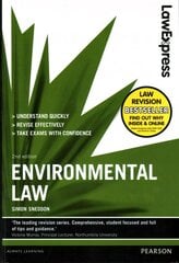 Law Express: Environmental Law 2nd edition cena un informācija | Ekonomikas grāmatas | 220.lv