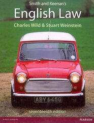 Smith and Keenan's English Law 17th edition цена и информация | Книги по экономике | 220.lv