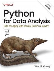 Python for Data Analysis 3e: Data Wrangling with pandas, NumPy, and Jupyter 3rd edition cena un informācija | Ekonomikas grāmatas | 220.lv