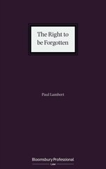 Right to be Forgotten цена и информация | Книги по экономике | 220.lv