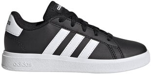 Детские кроссовки Adidas Grand Court 2.0 K GW6503/6, черные цена и информация | Детская спортивная обувь | 220.lv