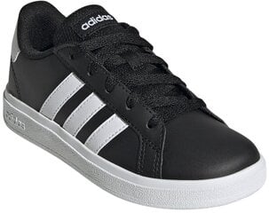 Adidas Apavi Grand Court 2.0 K Black GW6503 GW6503/6 cena un informācija | Sporta apavi bērniem | 220.lv