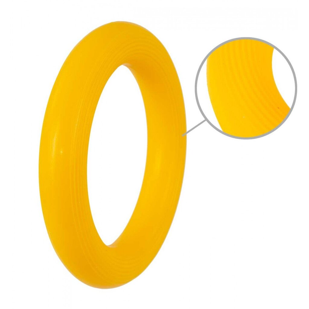 Treniņu gumija, 17 cm, dzeltena цена и информация | Fitnesa gumijas, gredzeni | 220.lv