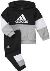 Adidas Sporta Tērps Lk Cb Fl Ts Grey Black HN3472 HN3472/104 cena un informācija | Komplekti zēniem | 220.lv